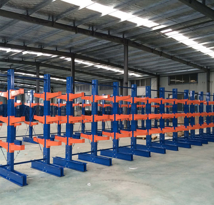 quality  Customized Height Warehouse Cantilever Racking Cantilever Wire Shelf Corrosion Protection factory