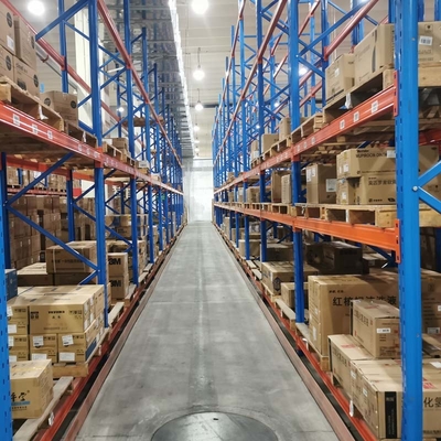 Quality  Power Coating Customized Very Narrow Aisle Pallet Racking  Vna Warehouse Racking factory