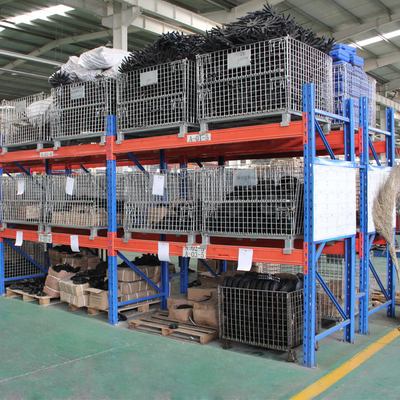 Simplified Design Steel Pallet Industrial Warehouse Storage Racks Shelving 1000kg-3000kg