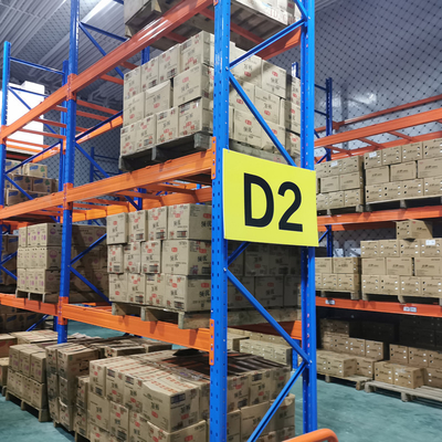 Steel Q235 Warehouse Pallet Racking Customized Width Large Capacity Storage Shelves
