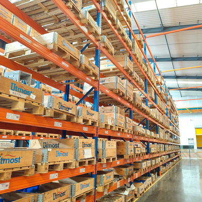 Steel Storage Solutions Warehouse Pallet Rack With Adjustable Depth Corrosion Resistance