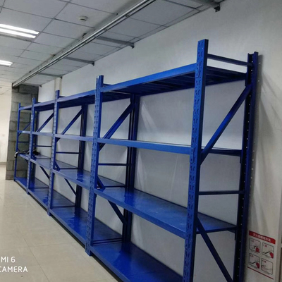 Customized Adjustable Warehouse Rack Metal Boltless Shelf 1000Kg-5000Kg Capacity