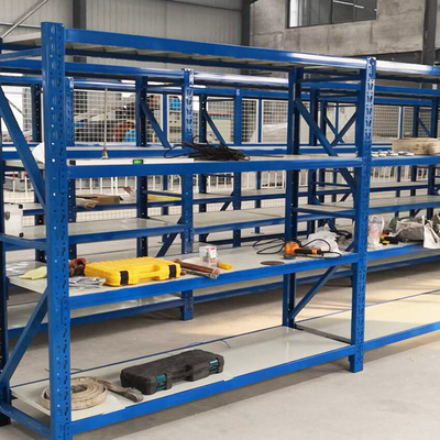Customized Adjustable Warehouse Rack Metal Boltless Shelf 1000Kg-5000Kg Capacity