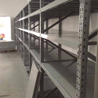 Industrial Rivet Shelving 5 Tier Warehouse Storage Rack With Powder Coating Finish OEM