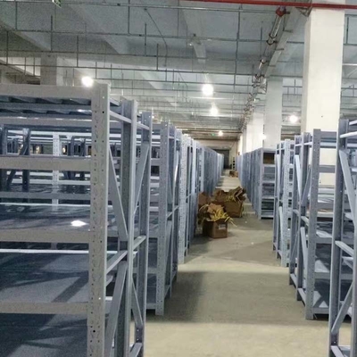 Industrial Rivet Shelving 5 Tier Warehouse Storage Rack With Powder Coating Finish OEM