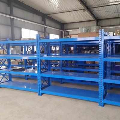 Custom Color Industrial Warehouse Racking Rivetier Boltless Shelving Rust Free
