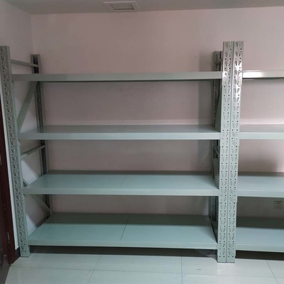 Custom Color Industrial Warehouse Racking Rivetier Boltless Shelving Rust Free
