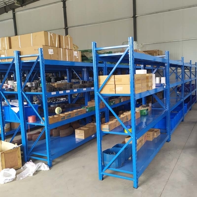 Custom Color Industrial Warehouse Racking Rivetier Boltless Shelving Rust Free