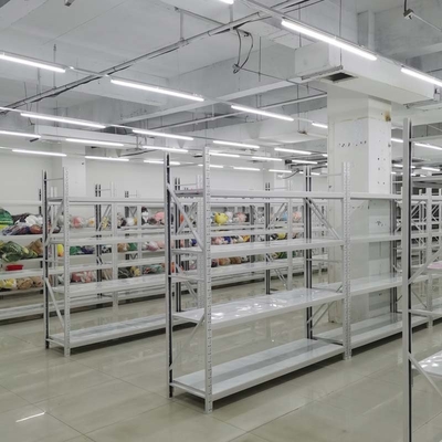 Rivet Design Industrial Metal Shelving Customized Width Heavy Duty Storage Shelves