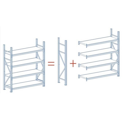 Boltless Design Warehouse Storage Rack Rivet Shelving Adjustable For Inventory Management