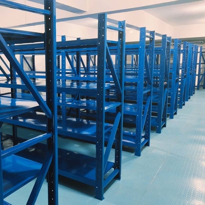 Indoor Adjustable Shelves Medium Duty Industrial Rack Shelving For Optimal Space Utilization