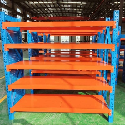 Adjustable Shelves Metal Storage Rack Medium Duty Industrial Rivet Shelving Five Layer