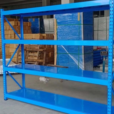 Adjustable Shelves Metal Storage Rack Medium Duty Industrial Rivet Shelving Five Layer
