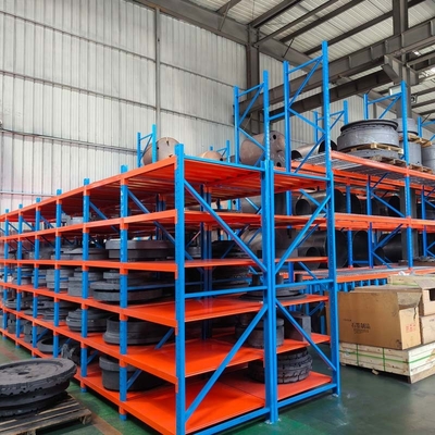 5 Shelves Warehouse Storage Rack Metal Boltless Industrial Shelving Customized Width