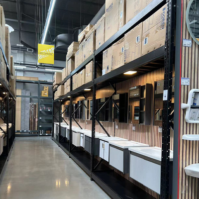 Customized Load Supermarket Metal Rack For Retail Shops Long Lasting Construction