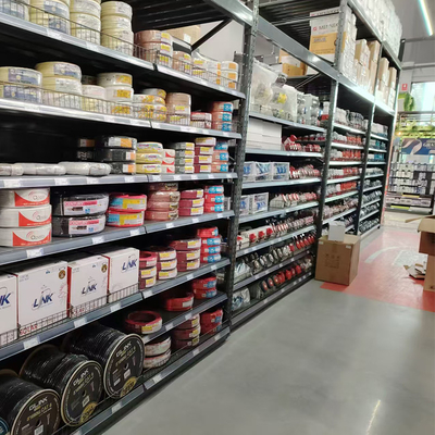 Heavy Duty Supermarket Metal Shelves Easy Assemble Grocery Store Display Shelves