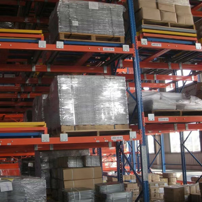 1000kg Push Back Racking System High Density Storage Press In Shelving Robust Design