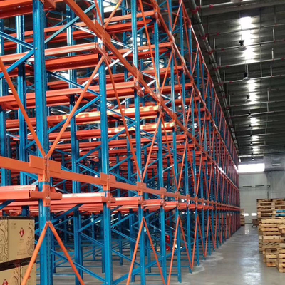 1000kg Bearing Drive In Warehouse Racking Customized Color Drive Through Racking System
