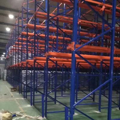 Warehouse Drive In Rack Pallet Racking 2-7 Levels High Density Storage System