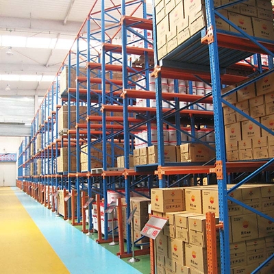 Customized Depth Drive In Pallet Racking Galvanized Surface Heavy Duty Warehouse Storage