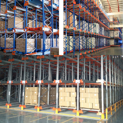 1000kg Capacity Radio Shuttle Pallet Racking Two Way And Four Way Shuttle Shelves