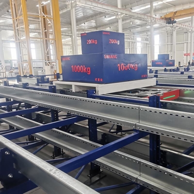 Powder Coating Radio Shuttle Racking Adjustable High Density Storage Customized Size