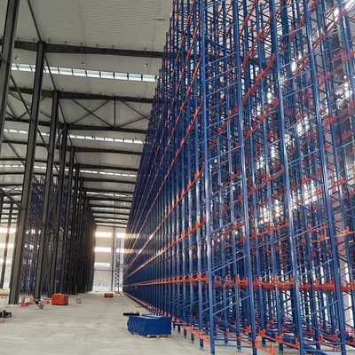Powder Coating Radio Shuttle Racking Adjustable High Density Storage Customized Size