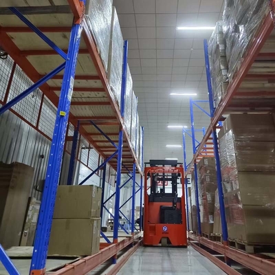 Cold Rolled Steel VNA Rack Heavy Duty Construction Very Narrow Aisle Pallet Racking