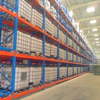 Cold Rolled Steel VNA Rack Heavy Duty Construction Very Narrow Aisle Pallet Racking