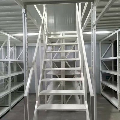 2-3 Levels Steel Mezzanine Floor Racking Maximize Warehouse Space Goods Storage