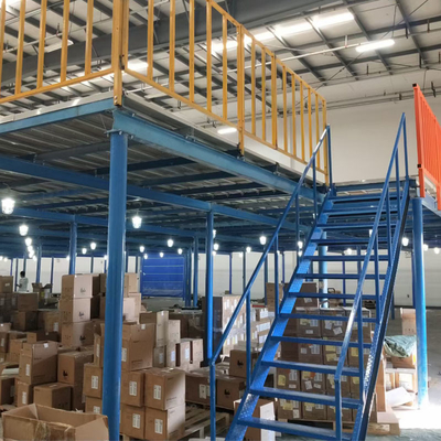 Customized Loading Capacity Steel Structure Platform Space Saving Storage Solution