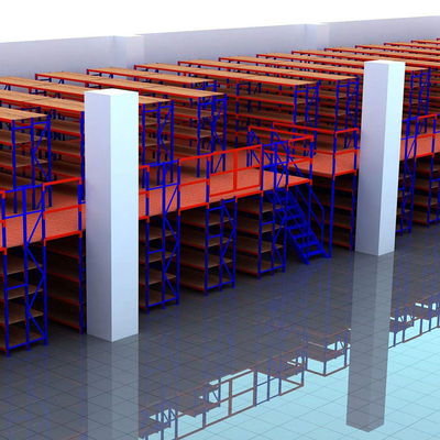 Multi Level Warehouse Steel Structure Platform Robust Construction Custom Dimensions