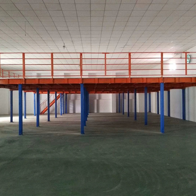 OEM Size Steel Mezzanine Rack Industrial Warehouse Customizable Depth