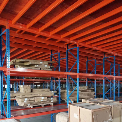 OEM Size Steel Mezzanine Rack Industrial Warehouse Customizable Depth