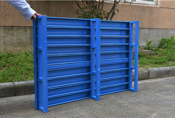 Outdoor Use Heavy Duty Steel Pallet For Warehouse Two Way / Four Way Fork