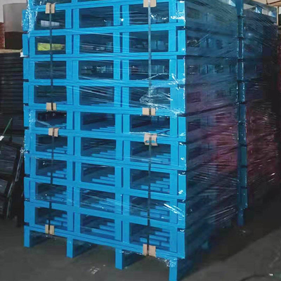 Galvanized Surface Warehouse Steel Pallets Heavy Duty 1000×1000mm 1100×1100mm