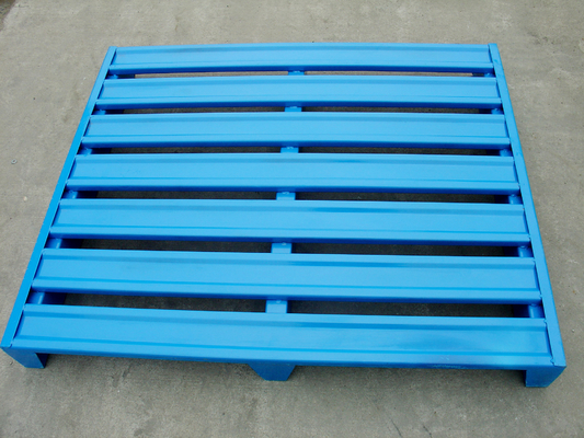 Customized Two Way Steel Pallet Warehouse Pallet 500-2000kg Load Capacity