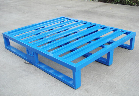 Customized Two Way Steel Pallet Warehouse Pallet 500-2000kg Load Capacity