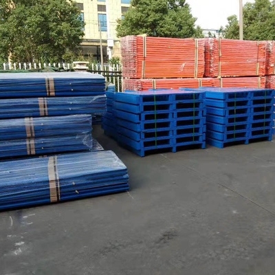 4 Way Metal Warehouse Steel Pallets Heavy Duty Single Faced 1000 - 2000 Kg