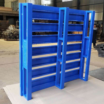4 Way Metal Warehouse Steel Pallets Heavy Duty Single Faced 1000 - 2000 Kg