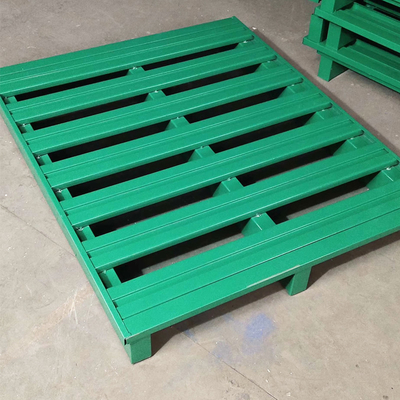 Heavy Duty Steel Pallets 500KG-3000KG Load 2 Way 4 Way Entry Metal Pallets