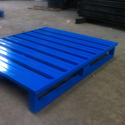 Heavy Duty Steel Pallets 500KG-3000KG Load 2 Way 4 Way Entry Metal Pallets
