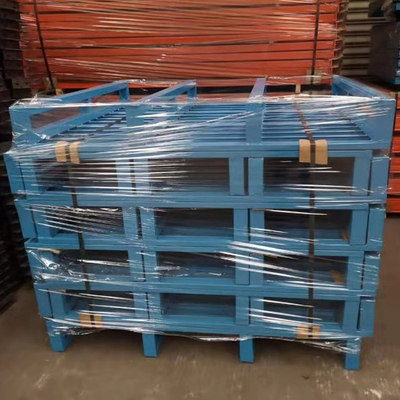 2 Way Entry Type Warehouse Steel Pallet Hot Dip Galvanized Custom Capacity