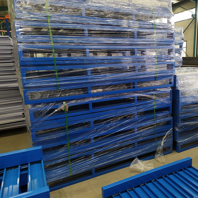 48"×40"×6" Heavy Duty SPCC Steel Warehouse Pallet 500-4000kg Load Capacity