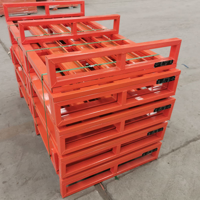 48"×40"×6" Heavy Duty SPCC Steel Warehouse Pallet 500-4000kg Load Capacity