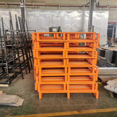 48"×40"×6" Heavy Duty SPCC Steel Warehouse Pallet 500-4000kg Load Capacity
