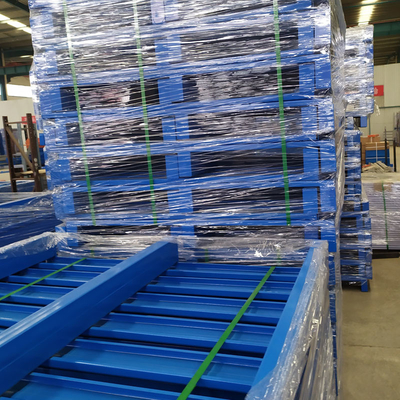 48"×40"×6" Heavy Duty SPCC Steel Warehouse Pallet 500-4000kg Load Capacity