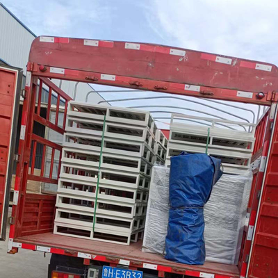 48"×40"×6" Heavy Duty SPCC Steel Warehouse Pallet 500-4000kg Load Capacity
