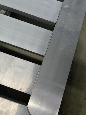 Heavy Duty Industrial 6061-T6 Aluminum Pallet 300-2500KG Capacity ISO Standard