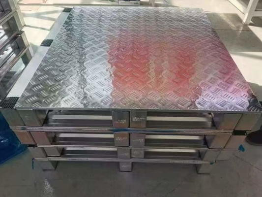 Corrosion Resistant Heavy Duty Aluminum Pallets 500-2800KG Load Capacity